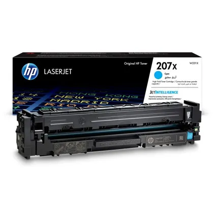HP 207X High Capacity Cyan Toner Cartridge - (W2211X)