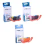 Compatible Canon CLI-521 3-Colour Ink Cartridge Multipack - (2934B007AA)