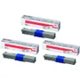 Oki 4446970 3 Colour Toner Cartridge Multipack
