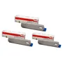 Oki 4464300 3 Colour Toner Cartridge Multipack