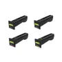 Lexmark 72K20 4 Colour Return Program Toner Cartridge Multipack
