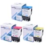 Compatible Lexmark 802 3 Colour Toner Cartridge Multipack