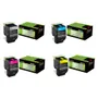 Lexmark 802 4 Colour Return Program Toner Cartridge Multipack
