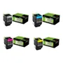 Lexmark 802H 4 Colour High Capacity Return Program Toner Cartridge Multipack