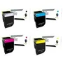 Lexmark 80C0S 4 Colour Toner Cartridge Multipack