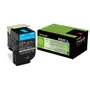 Lexmark 802XC Extra High Capacity Cyan Return Program Toner Cartridge - (80C2XC0)