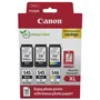 Canon PG-545XL/CL-546XL High Capacity 2 x Black & 1 x Tri-Colour Ink Cartridge & Photo Paper Multipack - (8286B015)