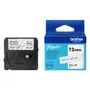 Brother BTAG-135 White On Clear Laminated P-Touch Adhesive Labelling Tape 12mm x 4m