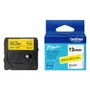 Brother BTAG-631 Black On Yellow Laminated P-Touch Adhesive Labelling Tape 12mm x 4m