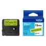 Brother BTAG-G31 Black On Light Green Laminated P-Touch Adhesive Labelling Tape 12mm x 4m