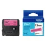 Brother BTAG-P31 Black On Pink Adhesive Labelling Tape 12mm x 4m