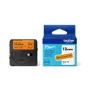 Brother BTAG-T31 Black On Orange Laminated P-Touch Adhesive Labelling Tape 12mm x 4m