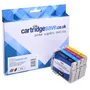 Compatible Epson 16XL 4 Colour High Capacity Ink Cartridge Multipack (T1636 Pen and Crossword)