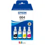 Epson T664 4 Colour Ink Bottle Multipack