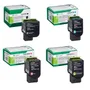 Lexmark C242X 4 Colour Extra High Capacity Return Program Toner Cartridge Multipack