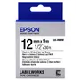Epson C53S654016 Strong Adhesive Black on White Labelling Tape 12mm x 9m - (LK-4WBW)