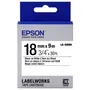Epson C53S655006 Black on White Label Tape 18mm x 9m - (LK-5WBN)
