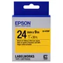 Epson C53S656005 Black on Yellow Label Tape 24mm x 9m - (LK-6YBP)