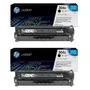 HP 304A Black Toner Cartridge Twin Pack - (CC530AD)