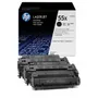HP 55X High Capacity Black Toner Cartridge Twin Pack (CE255XD)