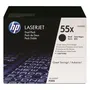 HP 55X High Capacity Black Toner Cartridge Twin Pack (CE255XD)