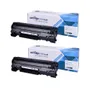 Compatible HP 78A Black Toner Cartridge Twin Pack - (CE278AD)