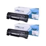 Compatible HP 85A Black Toner Cartridge Twin Pack (CE285AD)