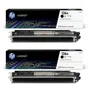 HP 126A Black Toner Cartridge Twin Pack - (CE310AD)