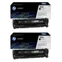 HP 305X High Capacity Black Toner Cartridge Twin Pack - (CE410XD)