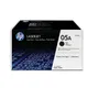 HP 05A Black Toner Cartridge Twin Pack (CE505D)