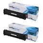 Compatible HP 131X High Capacity Black Toner Cartridge Twin Pack - (CF210XD)