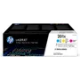 HP 201X High Capacity 3 Colour Toner Cartridge Multipack (CF253XM)