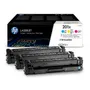 HP 201X High Capacity 3 Colour Toner Cartridge Multipack (CF253XM)