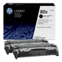 HP 80X High Capacity Black Toner Cartridge Twin Pack (CF280XD)