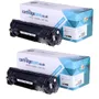Compatible HP 83X High Capacity Black Toner Cartridge Twin Pack - (CF283XD)