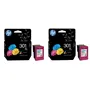 HP 301XL High Capacity Tri-Colour Ink Twin Pack - (D8J46AE)