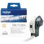 Brother DK-11204 400 x Black On White 17mm x 54mm Adhesive Multi Purpose Labels Paper