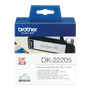 Brother DK-22205 Black On White 62mm x 30.48m Strong Adhesive Continuous Tape Paper (DK22205 Tape)