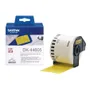 Brother DK44605 Black On Yellow 62mm x 30.48m Continuous Adhesive Paper Tape