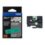 Brother FLE-7511 Black On Green Die-Cut Tape Cassette 21mm x 45mm