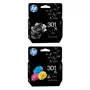 HP 301XL High Capacity Black & Tri-Colour Ink Cartridge Multipack