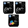 HP 62XL High Capacity 2 x Black & 1 x Tri-Colour Ink Cartridge Multipack