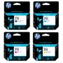 HP 711 High Capacity 4 Colour Ink Cartridge Multipack
