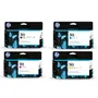 HP 745 4 Colour Ink Cartridge Multipack