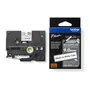 Brother HSE-221E Black On White Heat Shrink Tube Tape 9mm x 1.5m