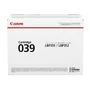 Canon 039 Black Toner Cartridge (0287C001)