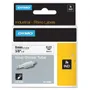 Dymo 18053 Black On White Heat Shrink Non adhesive Tubing 9mm x 1.5m (S0718280)