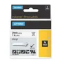 Dymo 1805430 Black On White Vinyl Adhesive Labels 24mm x 5.5m