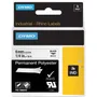 Dymo Black On White Permanent Polyester Adhesive Tape 6mm x 5.5m (1805442)