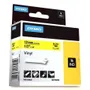 Dymo 18432 Black On Yellow Vinyl Adhesive Labels 12mm x 5.5m (S0718450)